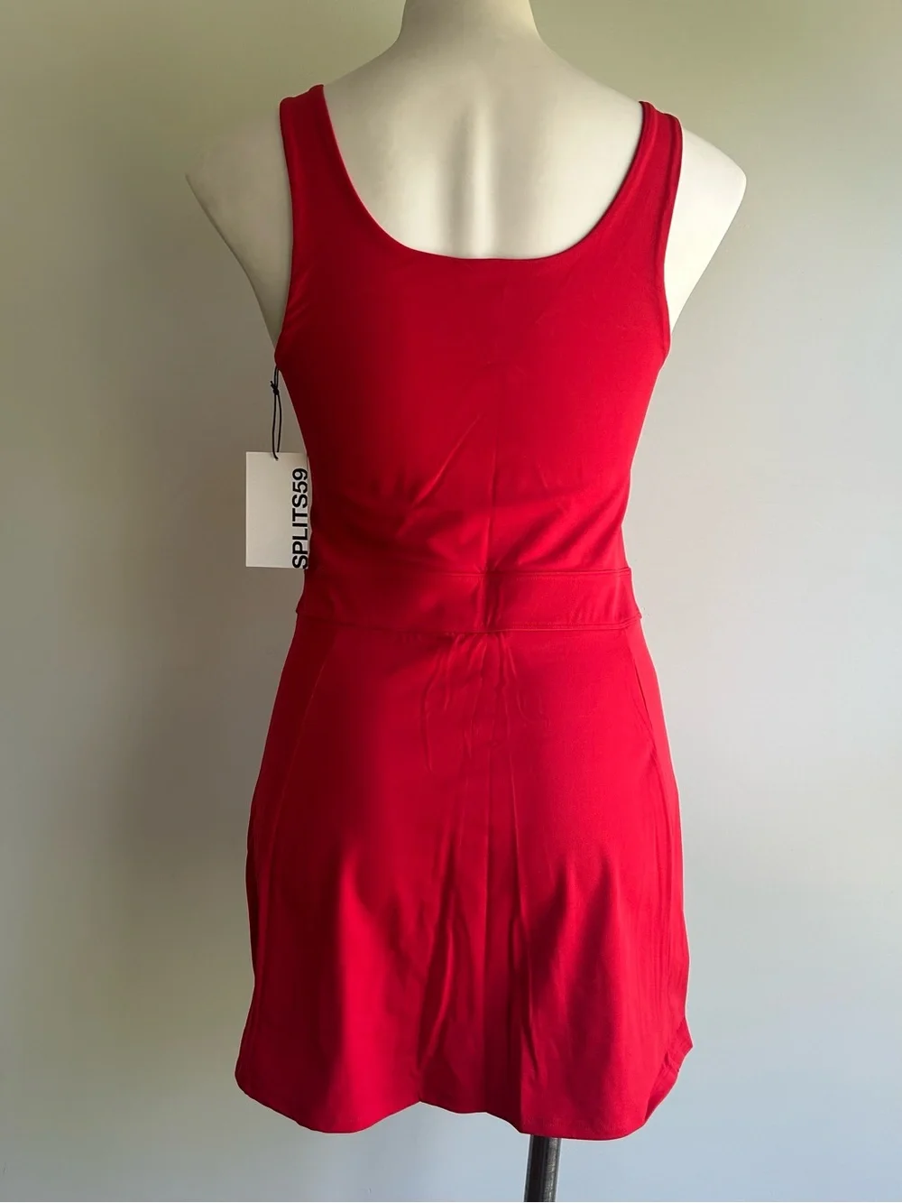 Splits59 Martina Rigor Mini Dress in Red, S NWT - Picture 13 of 16